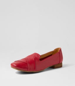 TILONY DF DK RED LEATHER