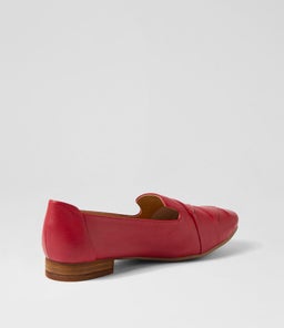 TILONY DF DK RED LEATHER