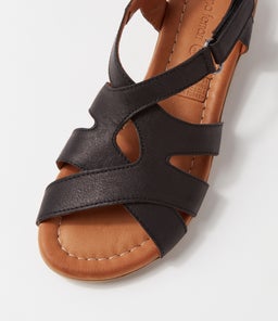 ALBAHA DF BLACK LEATHER