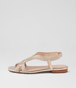 ADERA DF PALE GOLD ROPE LEATHER