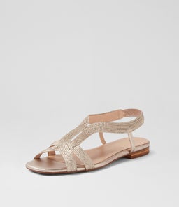 ADERA DF PALE GOLD ROPE LEATHER