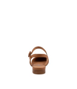 DRIAS DF NATURAL DK TAN WOVEN LEATHER
