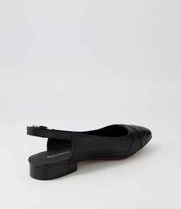 DAFNE DF BLACK LEATHER