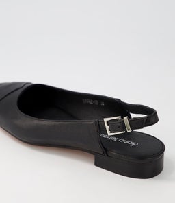 DAFNE DF BLACK LEATHER