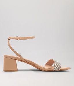 JAZZE DF CLEAR NUDE JEWELS LEATHER