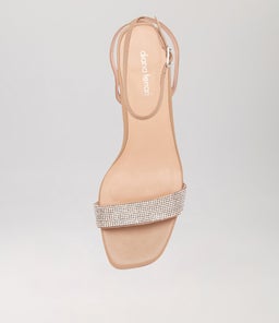 JAZZE DF CLEAR NUDE JEWELS LEATHER