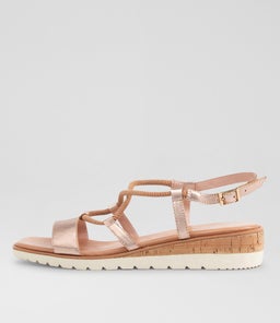 PITA DF ROSE GOLD LEATHER ROPE