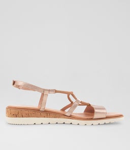PITA DF ROSE GOLD LEATHER ROPE