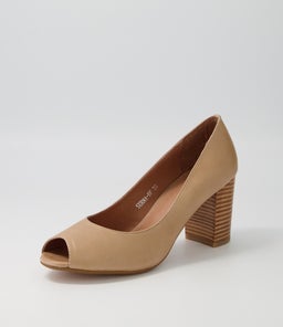 SURNA DF CAMEL NATURAL HEEL LEATHER