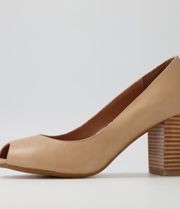 SURNA DF CAMEL NATURAL HEEL LEATHER