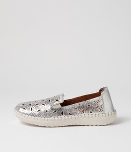 CATHERINE DF SILVER LEATHER