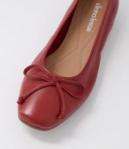 TESS DF BURGUNDY LEATHER