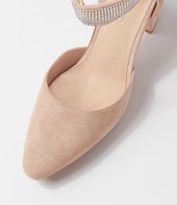 SPARK DF NUDE SUEDE JEWELS