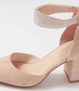SPARK DF NUDE SUEDE JEWELS