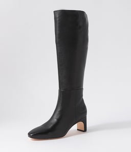 SWAN DF BLACK LEATHER