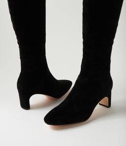 SWAN DF BLACK SUEDE