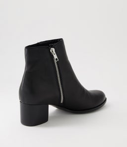 BENDIGO DF BLACK BLACK HEEL LEATHER