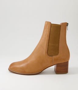 BLUES DF DK TAN NATURAL HEEL LEATHER