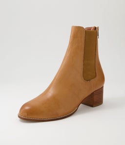 BLUES DF DK TAN NATURAL HEEL LEATHER