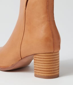 LACY DF TAN NATURAL HEEL LEATHER