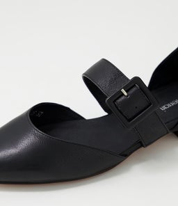 DANTE DF BLACK BLACK HEEL LEATHER