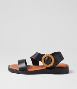 JANGEL DF BLACK LEATHER