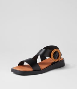 JANGEL DF BLACK LEATHER