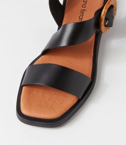 JANGEL DF BLACK LEATHER