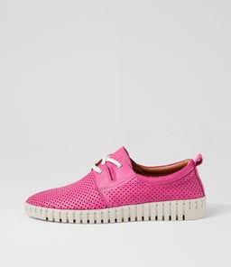 ARNIED DF FUCHSIA WHITE SOLE LEATHER