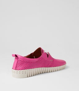 ARNIED DF FUCHSIA WHITE SOLE LEATHER