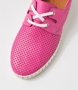 ARNIED DF FUCHSIA WHITE SOLE LEATHER