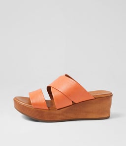 CISABEL DF TANGERINE LEATHER
