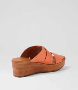 CISABEL DF TANGERINE LEATHER