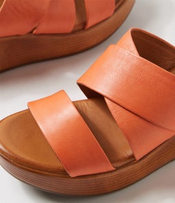CISABEL DF TANGERINE LEATHER