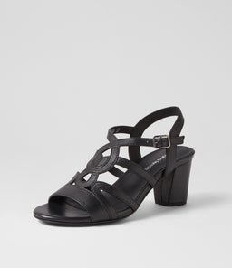 CALLANE DF BLACK LEATHER