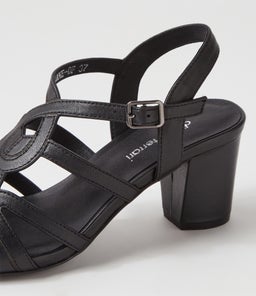 CALLANE DF BLACK LEATHER
