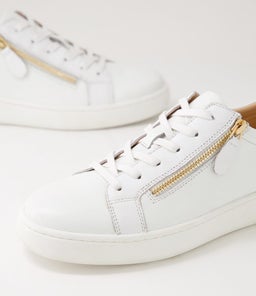 DRUMOND DF WHITE LIZARD LEATHER