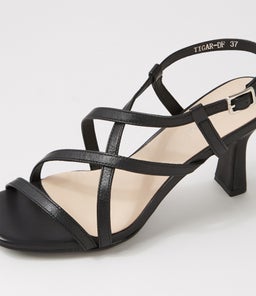 TIGAR DF BLACK BLACK HEEL LEATHER