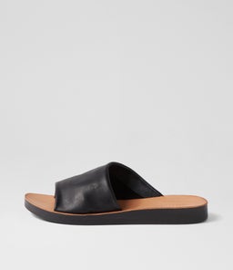 NOMEN DF BLACK BLACK SOLE LEATHER