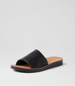 NOMEN DF BLACK BLACK SOLE LEATHER