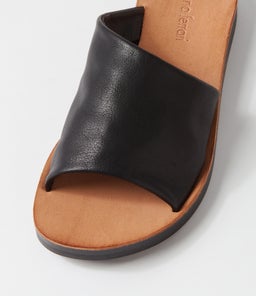 NOMEN DF BLACK BLACK SOLE LEATHER