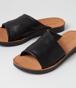 NOMEN DF BLACK BLACK SOLE LEATHER