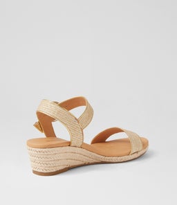 HULEP DF NATURAL GOLD WOVEN LEATHER