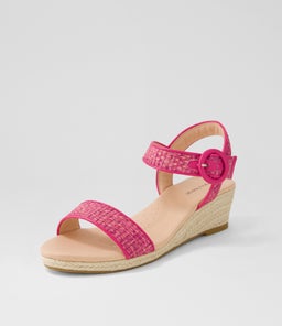 HULEP DF FUCHSIA WOVEN LEATHER