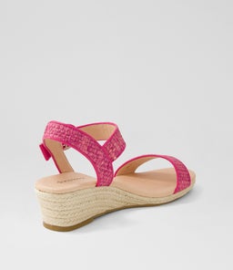 HULEP DF FUCHSIA WOVEN LEATHER