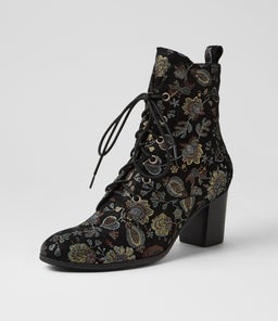 DEEPNESS DF MIDNIGHT FLORAL SUEDE