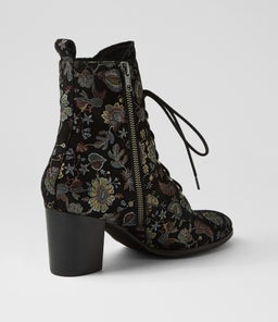 DEEPNESS DF MIDNIGHT FLORAL SUEDE
