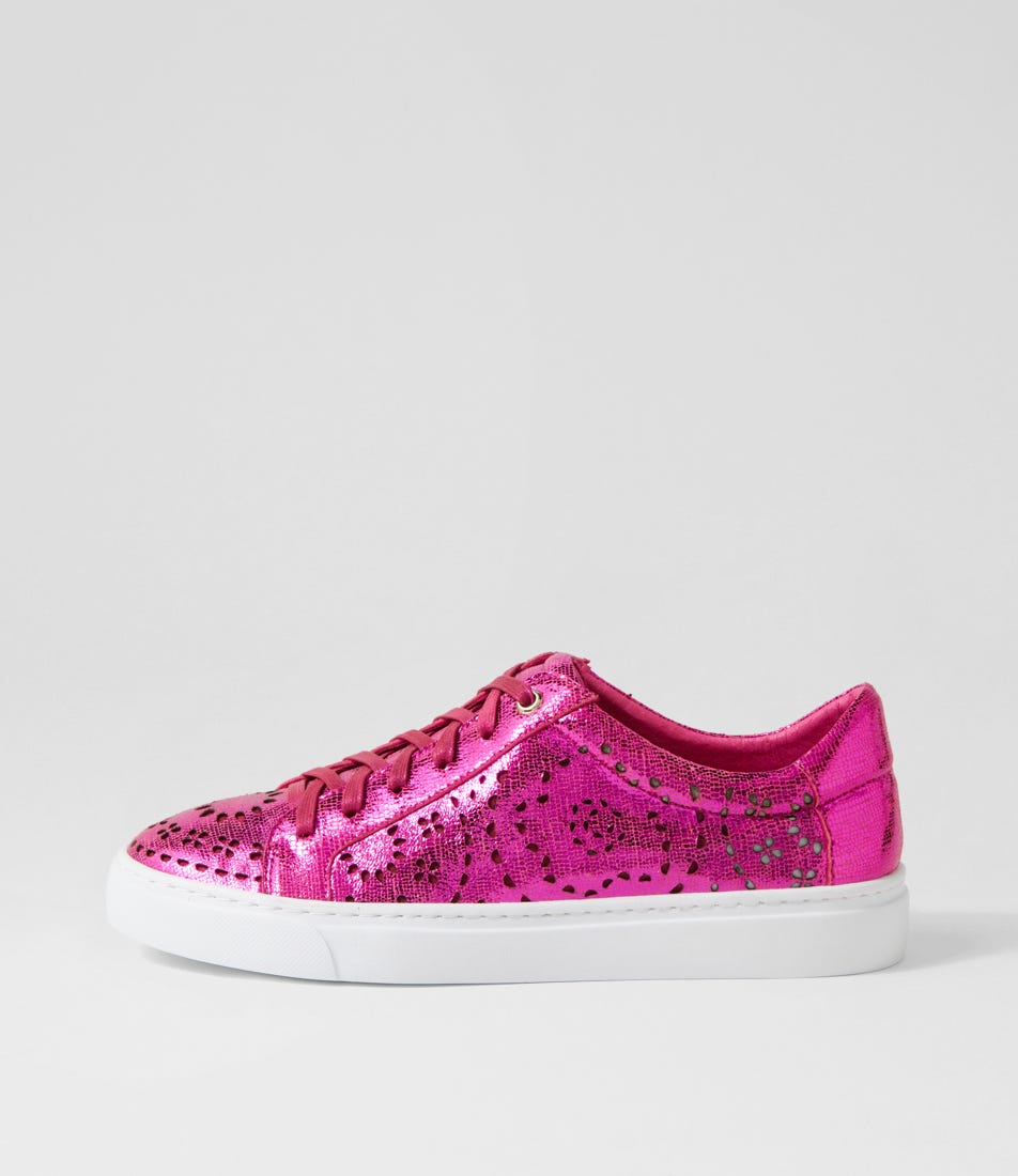 OTWIST DF FUCHSIA METALLIC SPECKLE LEATHER | Shop Online at