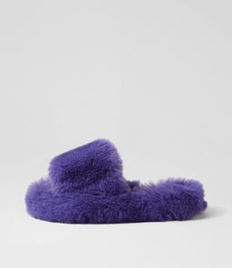 SNOOZE DF PURPLE FAUX FUR