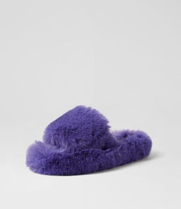 SNOOZE DF PURPLE FAUX FUR